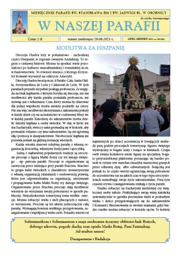 WNP - Lipiec - Sierpień 2021